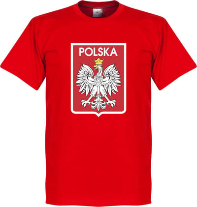 Polen Logo T-Shirt - Rood - XXL