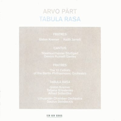 Alfred Schnittke, Lithuanian Chamber Orchestra, Saulius Sondeckis - Pärt: Tabula Rasa (CD)