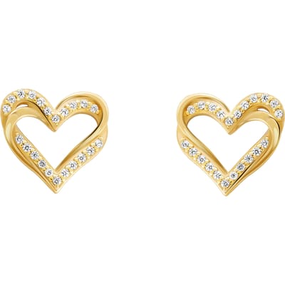 Orphelia 'Cecilia' Dames 925 Sterling Zilveren Stud Oorbellen - Goud ZO-7584/G