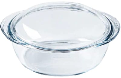 Pyrex Ronde schaal met deksel 2,3+0,7L