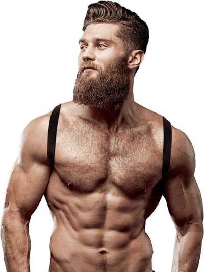 FETISH SUBMISSIVE ATTITUDE | Fetish Submissive Attitude - Eco Leather Back Strap Harness Men