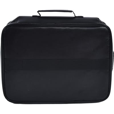 Brandwerende Documenttas Pouch Draagbare Bestandsveilige Organizer Grote Capaciteit Opbergdoos Koffer met zwart