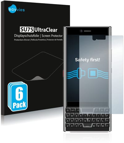 Savvies - Screenprotector voor Unihertz Titan Slim - Folie Beschermfolie transparant 6 Stuks
