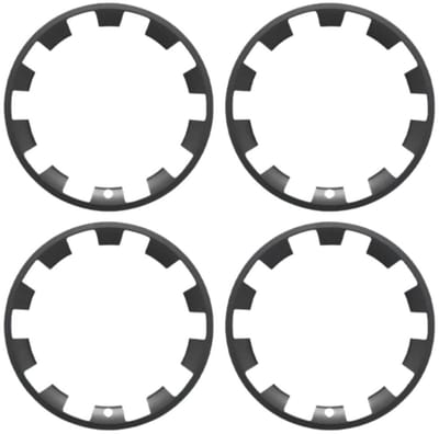 Velgbeschermer Zwart Tesla Model Y Juniper 2025+ 20 inch – Set van 4 Helix velgen beschermers - Exterieur Accessoires