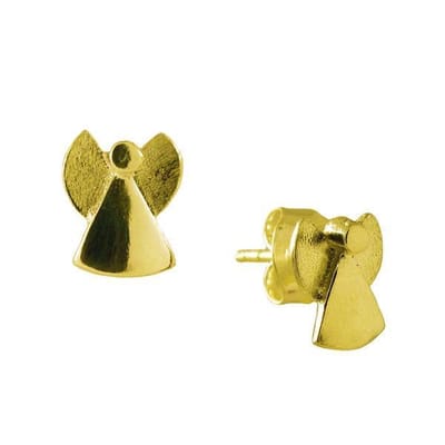 Oorbellen, hang, Kleine gouden engel
