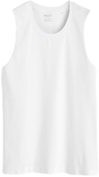 Next - Heren - Tanktop - Wit