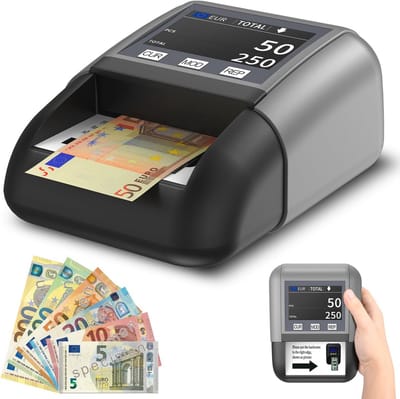 Automatische Valsgeldcontrole met 7-Voudige Echtheidscontrole - Ideaal voor Alle Valuta's