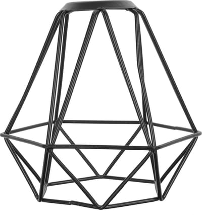 La'Moussawi ® Industriële Vintage Smeedijzeren Plafondlamp Met Metalen Draadkooi Ontwerp Voor Huisdecoratie