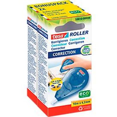 Voordeelverpakking 2 x correctierollers tesa® Sideway