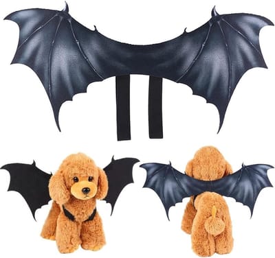 Halloween Bat Wings voor Huisdieren - Kostuum Accessoires voor Honden en Katten - Grappige Verkleedkleding voor Feestdagen en Evenementen