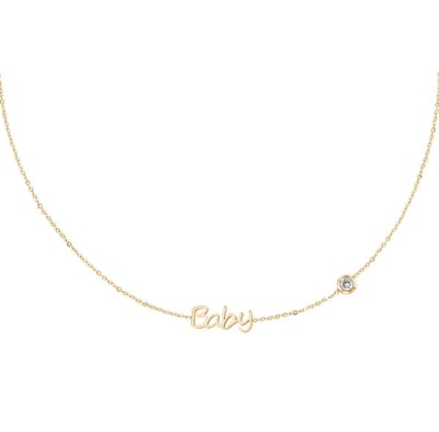 Yehwang - baby - ketting - stainless steel - goud