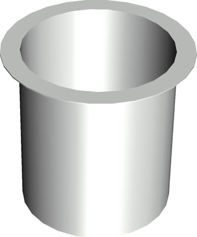 Tapeind Bakgoot | Ø80 mm | 9 Cm