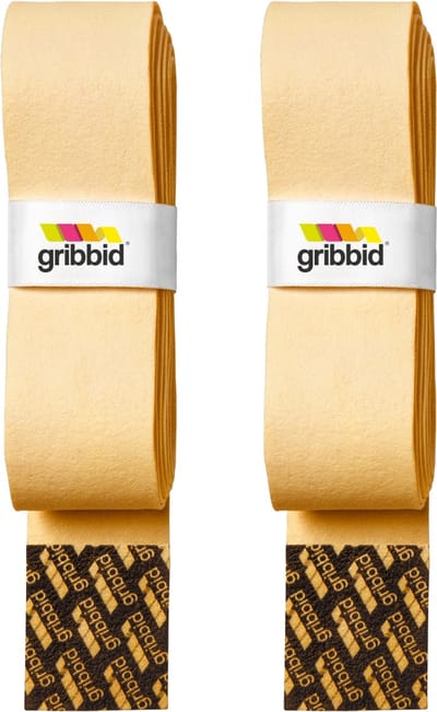 Gribbid Progrip - Hockeystick Grip - Zeemgrip - The Original Dutch Chamois - 2pack Geel