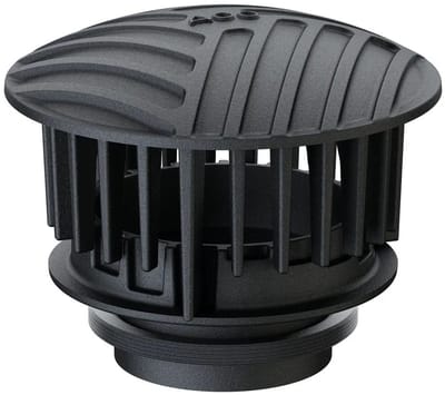 ACO Stalen buis Passavant Spin voor noodoverloop met geslKogelrooster/DN70/100 Gietijzer/f H35mm, 7033.10.52