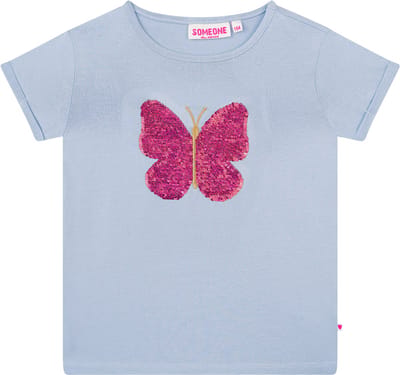 Someone FELICE-SG-02-M Meisjes T-shirt - LIGHT BLUE