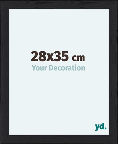 Your Decoration - Fotolijst 28x35 cm - MDF - Zwart Houtnerf - Como