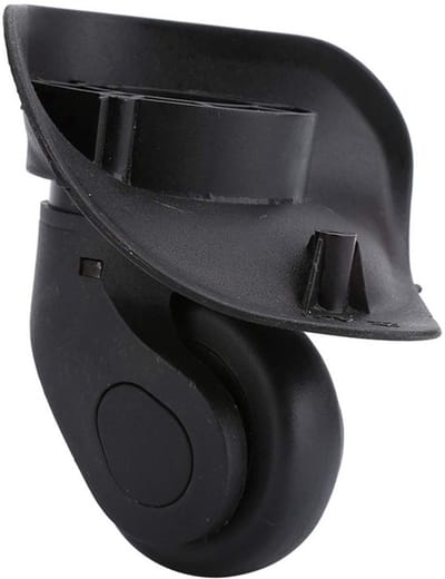 Dailygoods- Kofferwielen Vervangset 2 Stuks - Rubberen Zwenkwielen