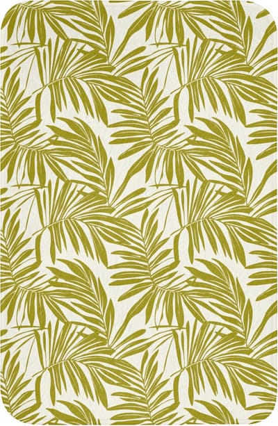 WC mat 40x60 cm - Antislip - Palmblad - Patroon - Groen - Toiletmat - Vloermat - Douchemat - Toilet tapijt - Toiletmatten