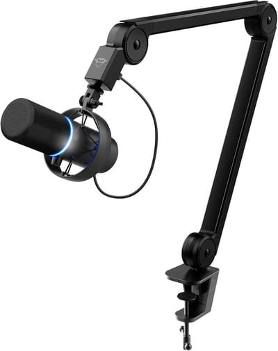 Professionele USB Microfoon voor Podcasten en Streamen – Met Arm en Popfilter
