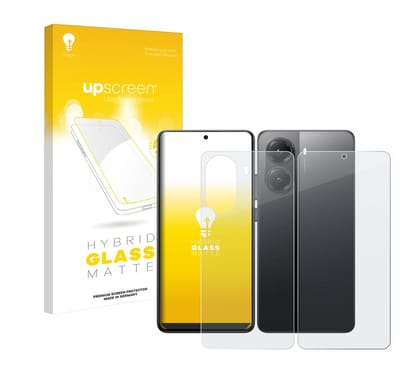 upscreen - Screenprotector voor Xiaomi Poco X7 Pro (Voor+Achter) - Folie Beschermfolie Beschermglas matte