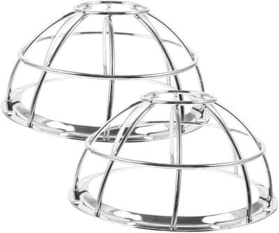 Rookmelder Beschermhoes - Detector Kap - Brandbeveiliging - Roestvrij Staal - 13.2 cm - Zilver