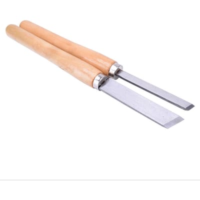 8-delige Houtdraaibeitelset Draaigereedschap Houtbewerking Steekbeitel Schuin Afsteken Speer beige