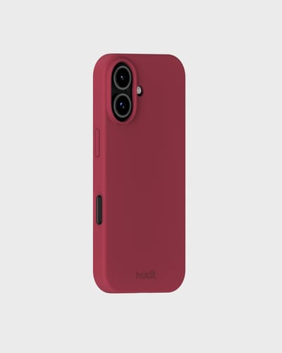 Holdit Silicone Case geschikt voor Apple iPhone 17 - Red Velvet