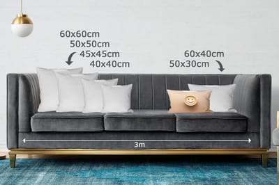 Sierkussens - Kussentjes Woonkamer - 50x30 cm - Koffie - Melkschuim - Lach - Beige