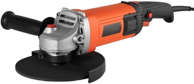 177,8 mm elektrische haakse slijper, 8,2 A, 8500 tpm, elektrisch gereedschap met snoer en verstelbare stofkap voor slijpen, snijden en roest verwijderen (schijf niet inbegrepen)