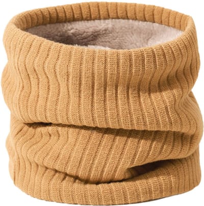 Nivard Nekwarmer - Heren - Dames - Fleece - Motor - Bandana - Masker - Colsjaal - Winter - Sjaal - Gewatteerd - Khaki