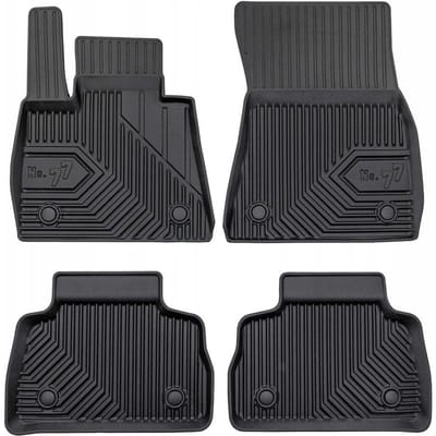Frogum No.77 Geschikt voor BMW X6 G06 vanaf 2019 - Automatten Set - TPE Rubber - 4 cm Hoge Rand - Geurloos