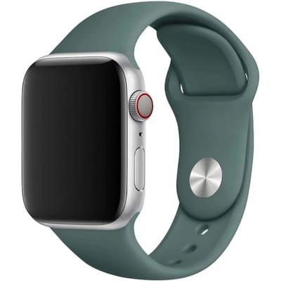 2+1 | Apple Watch Bandje Savro - Siliconen - Dennengroen