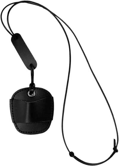 Brillenband Leer - Brilketting Houder - Veilig Bril Dragen - Verstelbare Lengte - 42 cm - Zwart