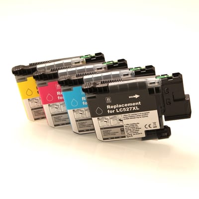 ABC huismerk set 4x inktcartridge geschikt voor Brother LC527XL LC527XLVAL geschikt voor MFC-J4350DW MFC-J4550DW