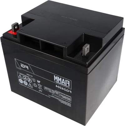 Oplaadbare Batterij - AGM Accu - Energie Opslag - Onderhoudsvrij Ontwerp - 12 V 42 Ah - Zwart