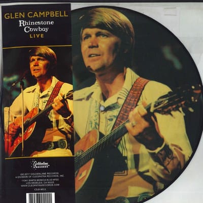 LP Plaat GLEN CAMPBELL - Rhinestone Cowboy Live 511 Goldenlane Reco 2017 US Folk brown