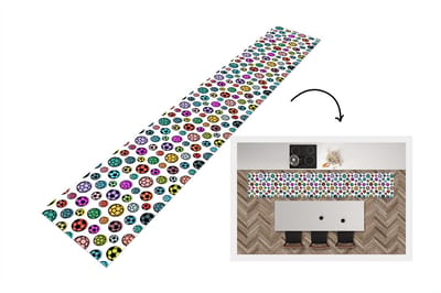 Keukenloper - Loper keuken - Patronen - Voetbal - Sport - 300x50 cm - Keukenloper vinyl