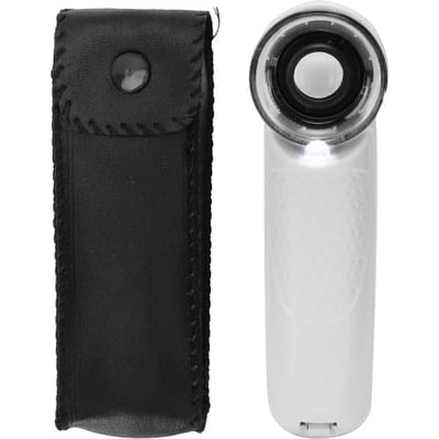 45X Handheld Vergrootglas Op Batterijen Werpend LED Vergrootglas voor Identificatie van Sieraden