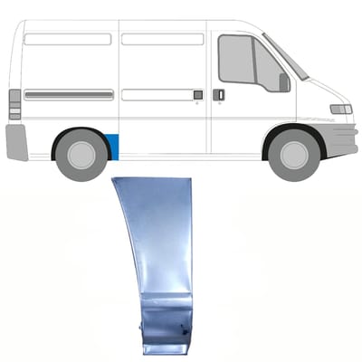 Reparatiepaneel achterspatbord voor Citroen Jumper 1994-2006 / Rechts