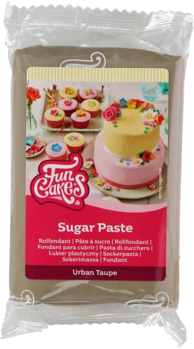 FunCakes Rolfondant - Urban Taupe - 250g - Fondant - Taartdecoratie