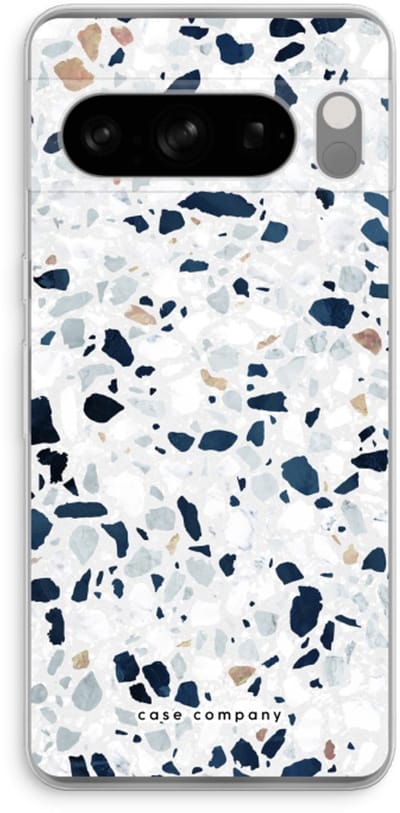 Case Company® - Hoesje geschikt voor Google Pixel 8 Pro hoesje - Terrazzo N°1 - Soft Cover Telefoonhoesje - Bescherming aan alle Kanten en Schermrand