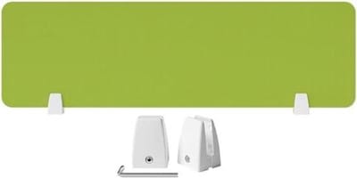 Bureauverdeler Akoestisch - Kantoor Scheidingswand - Concentratie Verbeteren - Zonder Bureau te Beschadigen - Verstelbaar - Blauw Grijs Groen Oranje