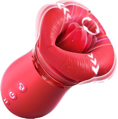 OUYLAF Clitoris Stimulator - Clitoris Stimulator met Tongbeweging - Seksspeeltjes - Sex Toys voor Vrouwen - Stil, Waterdicht & USB Oplaadbaar - Vrouwelijke vibrator - seksspeeltjes