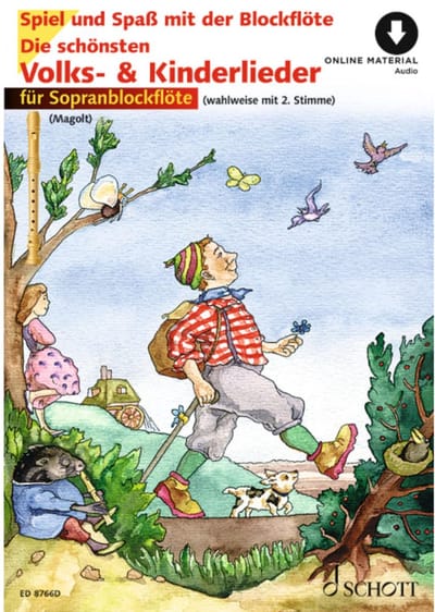 Schott Music Die schönsten Volks- und Kinderlieder - Bladmuziek voor blokfluit