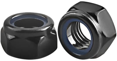 Hexagon Moeren M3.25 Stuks DIN 985 RVS Zelfsluitende Moeren voor Bevestiging en Assemblage