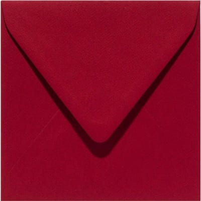 Papicolor Envelop Formaat 160 X 160 Mm 6 stuks Kleur Kerstrood