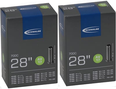 Inner Tube 28 Inch Set van 2 voor Fietsen - Uniseks