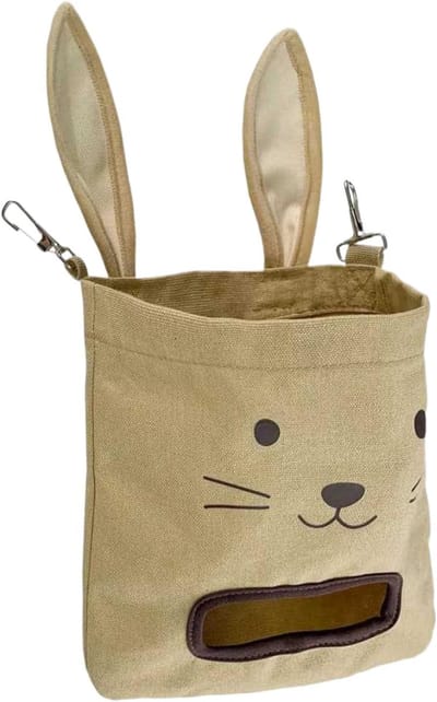 Hooi Houder - Hooi Dispenser - Kooi Organisatie - Versterkt Voedingsinstinct - 30x20x1 cm - Khaki