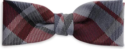 We Love Ties - Strikken - Kinderstrikje Neat Nick junior - grijs / rood