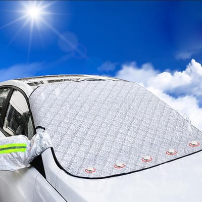 Universele Anti-vriesdeken voor Auto - Magnetische Bescherming tegen IJs, Sneeuw en Vorst - 145x120 cm Windscherm Deksel